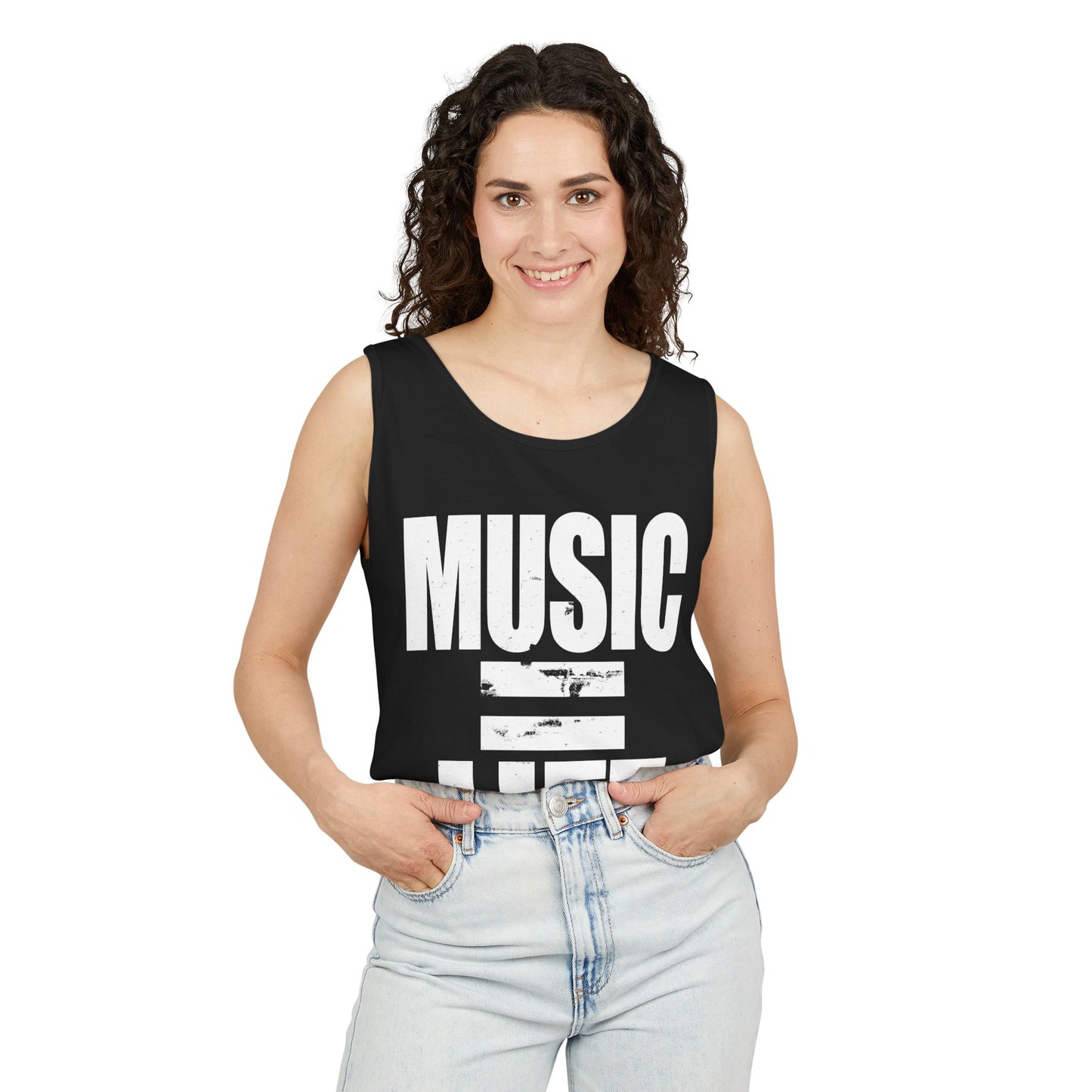 Music Equals Life Concert Tank Up to 3X