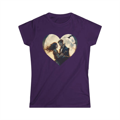 Women's Tee - Vampire Lovers Heart Dance Design