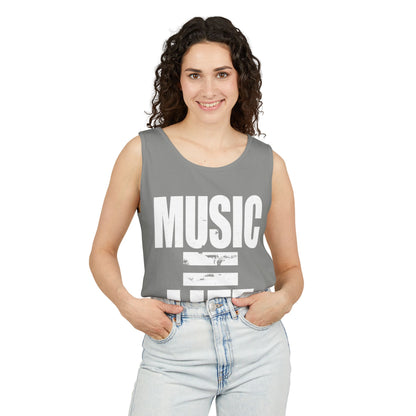 Music Equals Life Concert Tank Up to 3X