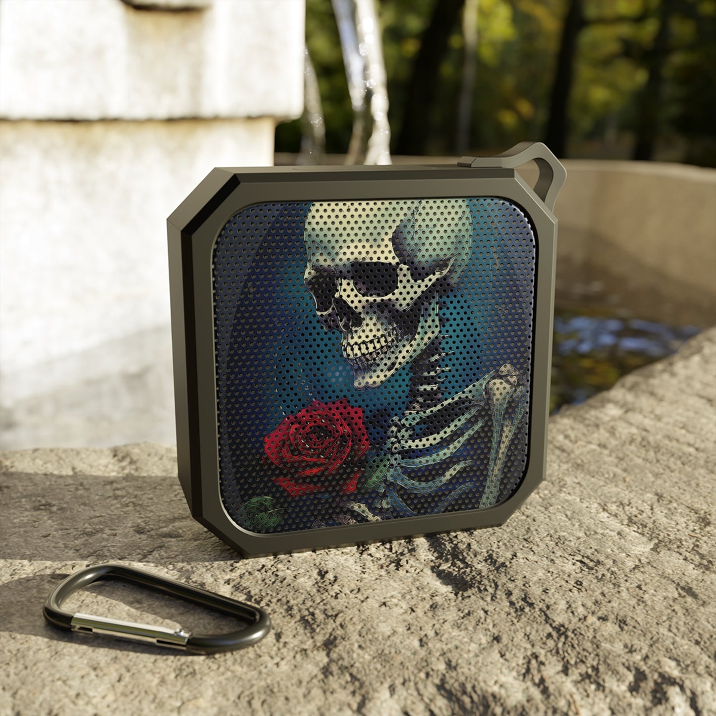 Skeleton Rose Outdoor Bluetooth Speaker